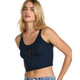 RVCA RVCA Women's Horace Tank - Graphite Graphite S Womens Tank Tops