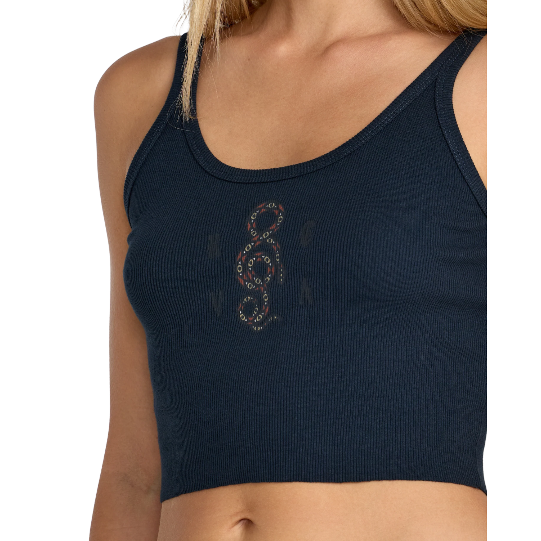 RVCA RVCA Women's Horace Tank - Graphite Graphite S Womens Tank Tops