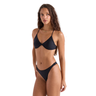 Volcom Volcom Women's Simply Seamless Twist Bralette Bikini Top - Black Black S Womens Bikini Tops