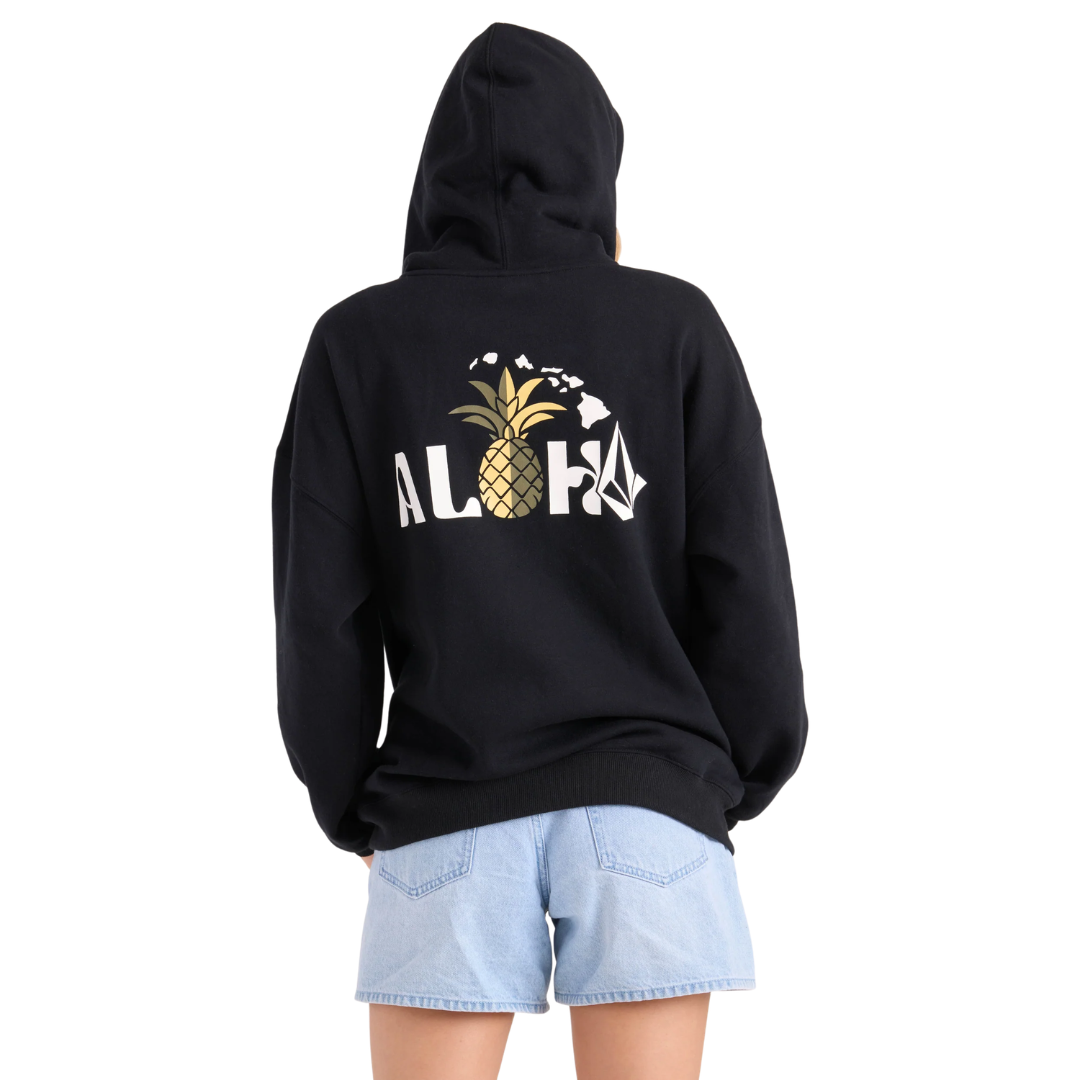 Volcom Volcom Women's Haleiwa Top Black S Womens Zip Up Hoodies