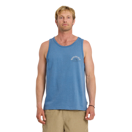 Quiksilver Quiksilver Men's Bubble Arch Tank MT1 Riviera Heather S Mens Sleeveless Shirts