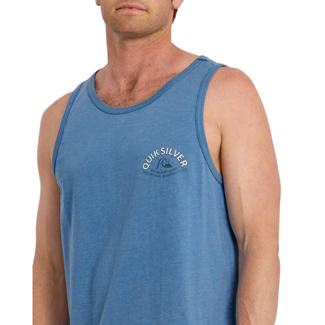 Quiksilver Quiksilver Men's Bubble Arch Tank MT1 Riviera Heather S Mens Sleeveless Shirts