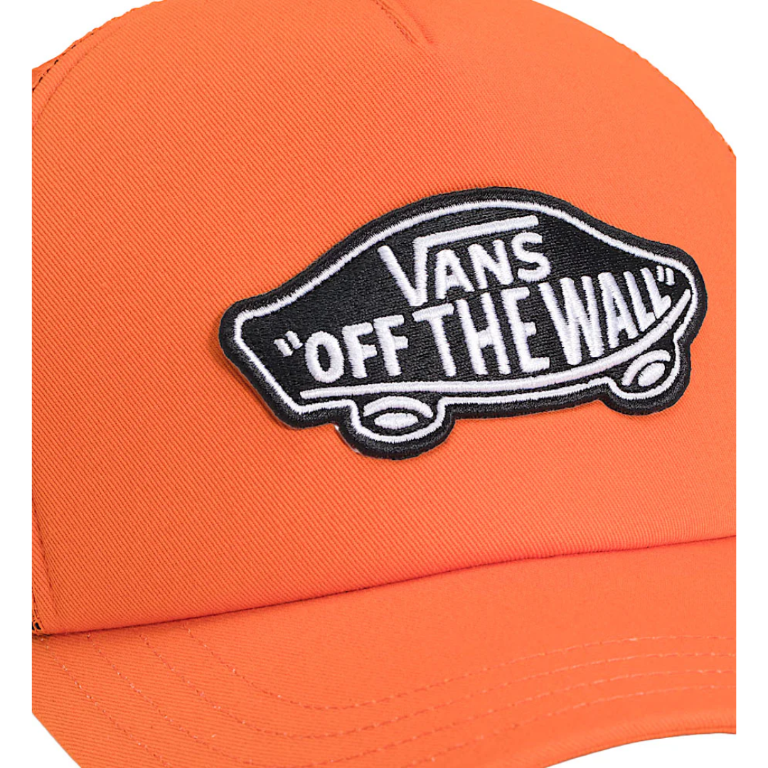 Van's Van's Men's Classic Patch Curved Bill Trucker - Flame Flame OS Mens Hats Curved Brim