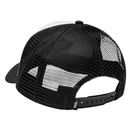 Van's Van's Men's Classic Patch Curved Bill Trucker - Black/White Black/White OS Mens Hats Curved Brim