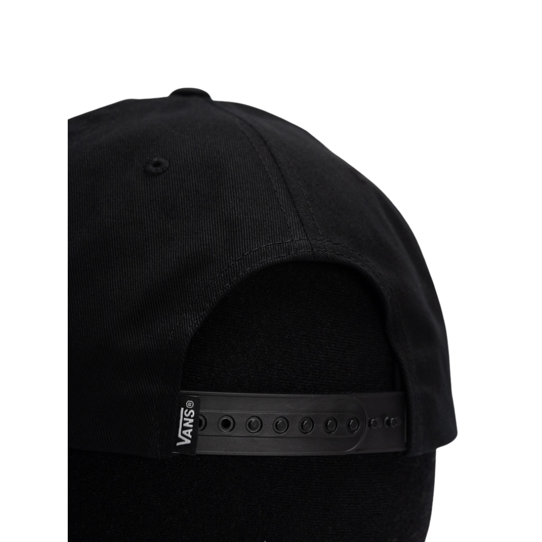 Vans Vans Men's Stretch Logo Snapback - Black Black One Size Mens Hats Flat Brim