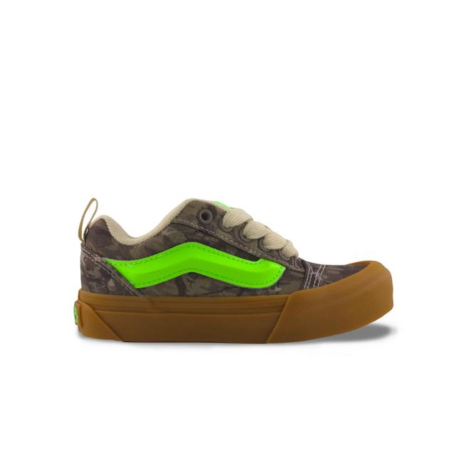 Van's Van's Youth KNU Skool - Camo Green Gecko Camo Green Gecko 13 Youth Infant Boys Shoes 1T to 5T US size