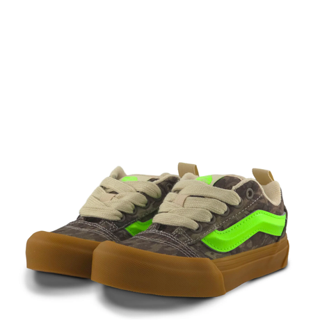 Van's Van's Youth KNU Skool - Camo Green Gecko Camo Green Gecko 13 Youth Infant Boys Shoes 1T to 5T US size