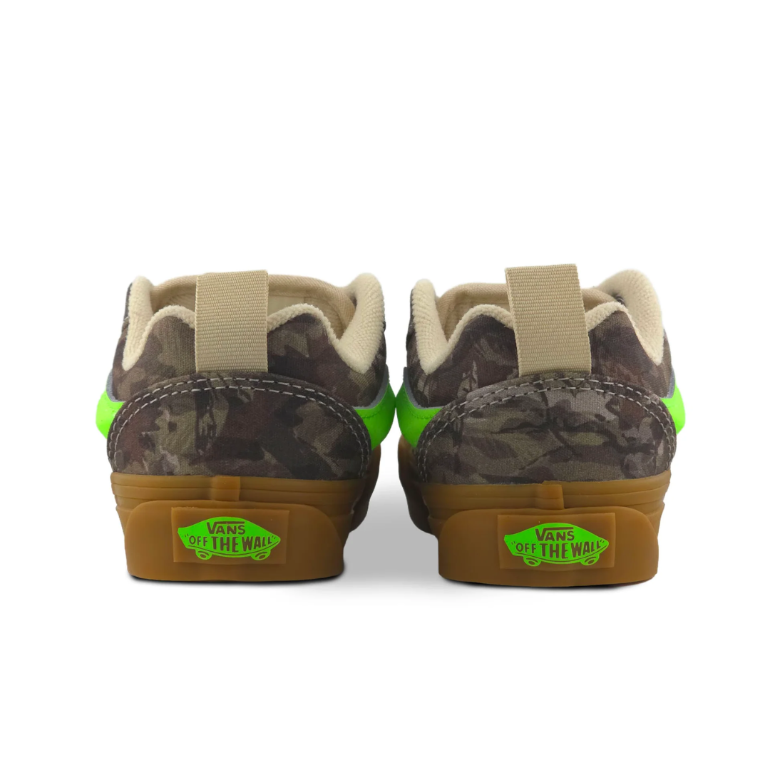 Van's Van's Youth KNU Skool - Camo Green Gecko Camo Green Gecko 13 Youth Infant Boys Shoes 1T to 5T US size