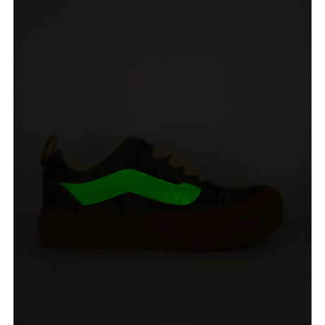 Van's Van's Youth KNU Skool - Camo Green Gecko Camo Green Gecko 13 Youth Infant Boys Shoes 1T to 5T US size
