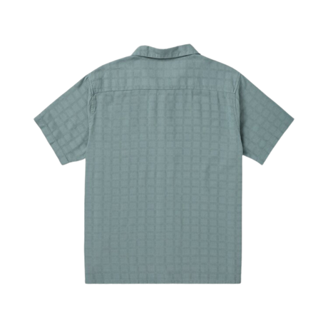 RVCA RVCA Men's Vacancy SS Button Up Ceramic M Mens Button Up Short Sleeve Shirts