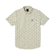 RVCA RVCA Men's That'll Do Seersucker Ranger Green M Mens Button Up Short Sleeve Shirts