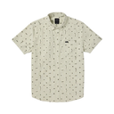 RVCA RVCA Men's That'll Do Seersucker Ranger Green M Mens Button Up Short Sleeve Shirts