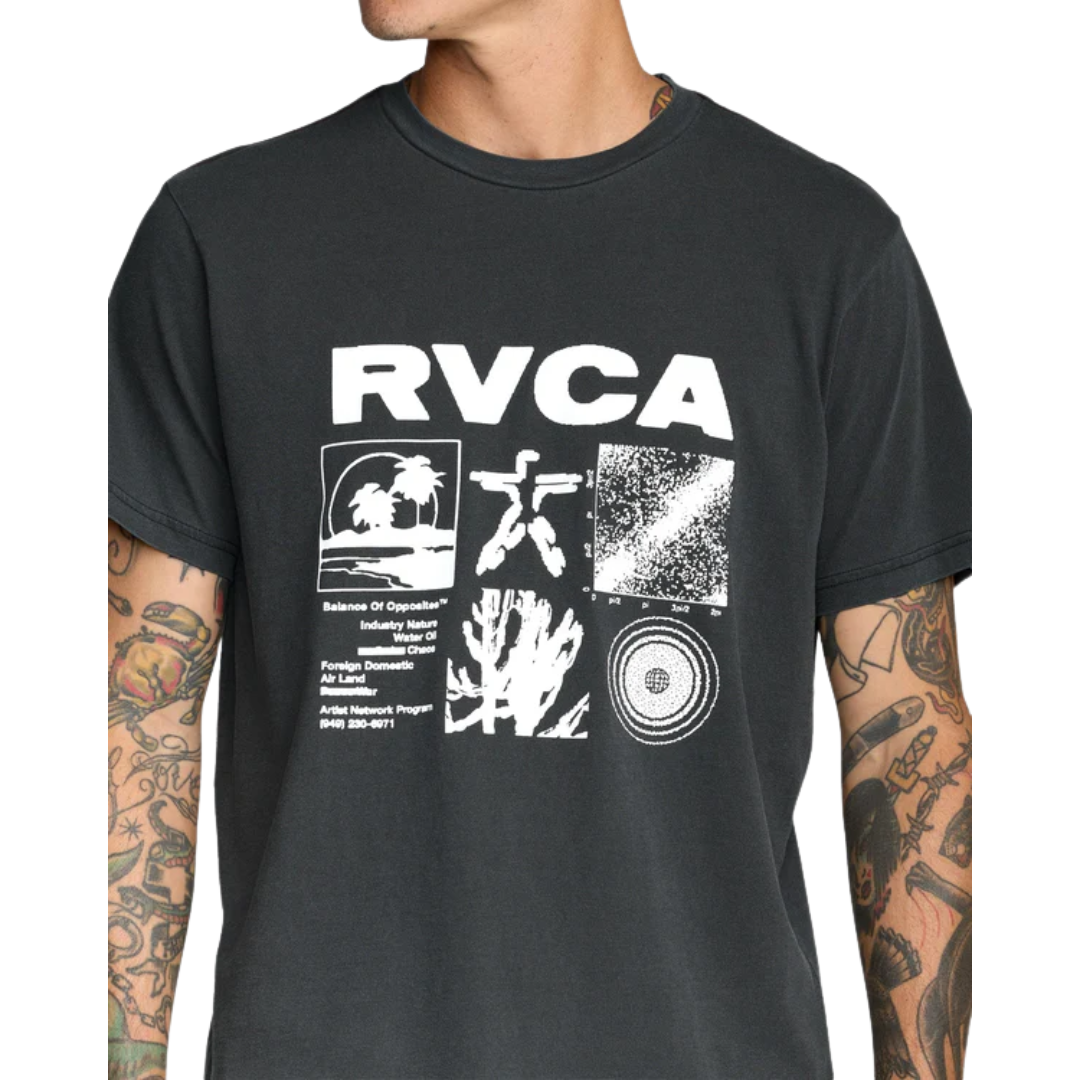 RVCA RVCA Men's Program Tee Pirate Black S Mens T-Shirts