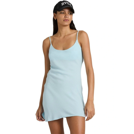 RVCA RVCA Women's  Macarthur Dress - Crystal Blue Crystal Blue XS Womens Short Dresses