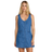 RVCA RVCA Women's Lainey Mini Dress - Crystal Blue Crystal Blue S Womens Short Dresses