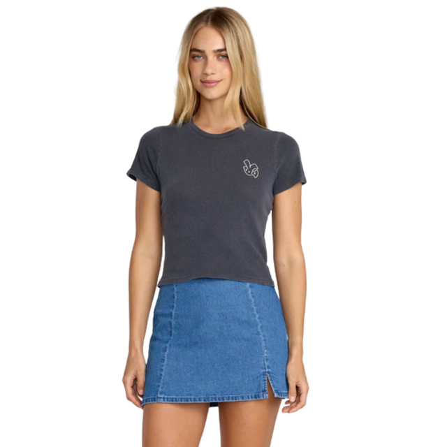 RVCA RVCA Women's Reform Skirt - Crystal Blue Crystal Blue S Womens Fabric Skirts
