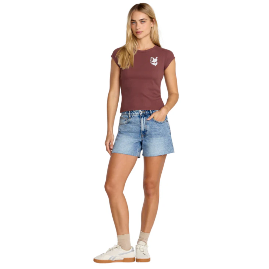 RVCA RVCA Women's Atlantic Short III - Balsam Balsam 25 Womens Jean Shorts