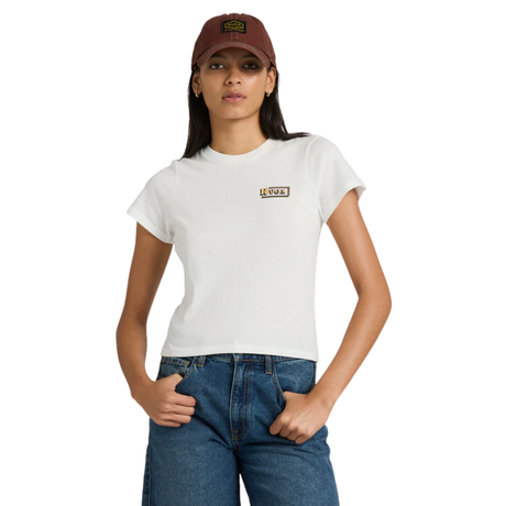 RVCA RVCA Women's 411 Tee - Vintage White Vintage White S Womens T-Shirts