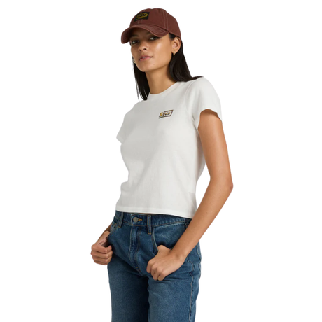 RVCA RVCA Women's 411 Tee - Vintage White Vintage White S Womens T-Shirts
