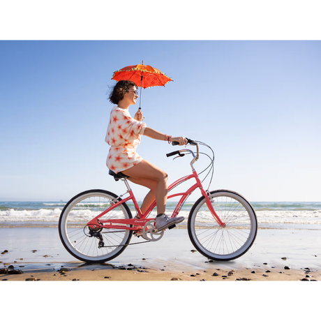 Electra Electra Cruiser 7D Step-Thru - Hibiscus Hibiscus 26" Bike Womens Cruiser