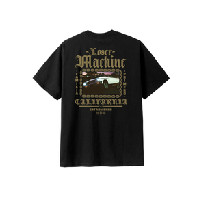 Loser Machine Loser Machine Men's Valley Center HW Tee - Black Black M Mens T-Shirts