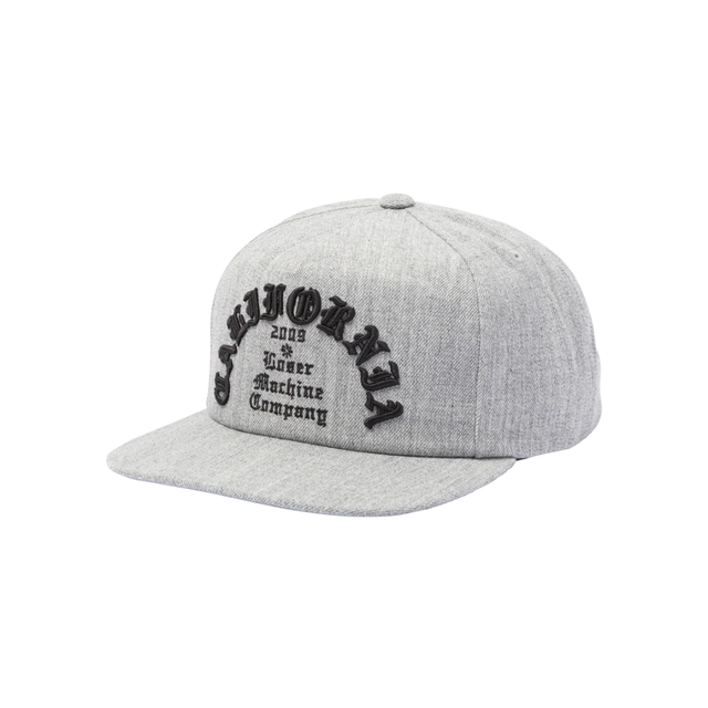 Loser Machine Loser Machine Men's Fantastic Snapback Hat - Heather Grey Heather Grey OS Mens Hats Flat Brim