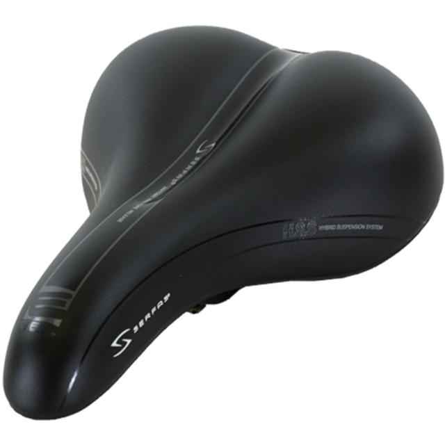 Serfas Serfas Extra Gel Mens Saddle Black OS Bike Saddle
