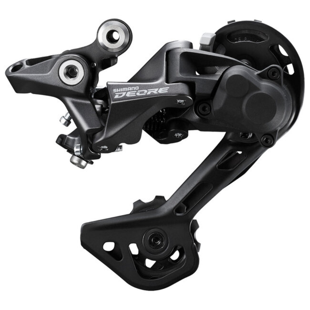 Shimano Shimano REAR DERAILLEUR, RD-M5120, DEORE, SGS 10/11-SPEED, TOP NORMAL, SHADOW PLUS DESIGN, DIRECT ATTACHMENT (DIRECT MOUNT COMPATIBLE) Black OS Bike Derailleurs