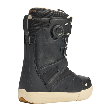 K2 K2 Men's Overdraft Boots - Black Black 10 Mens Lace Snowboard Boots 6 to 15 US Mens size