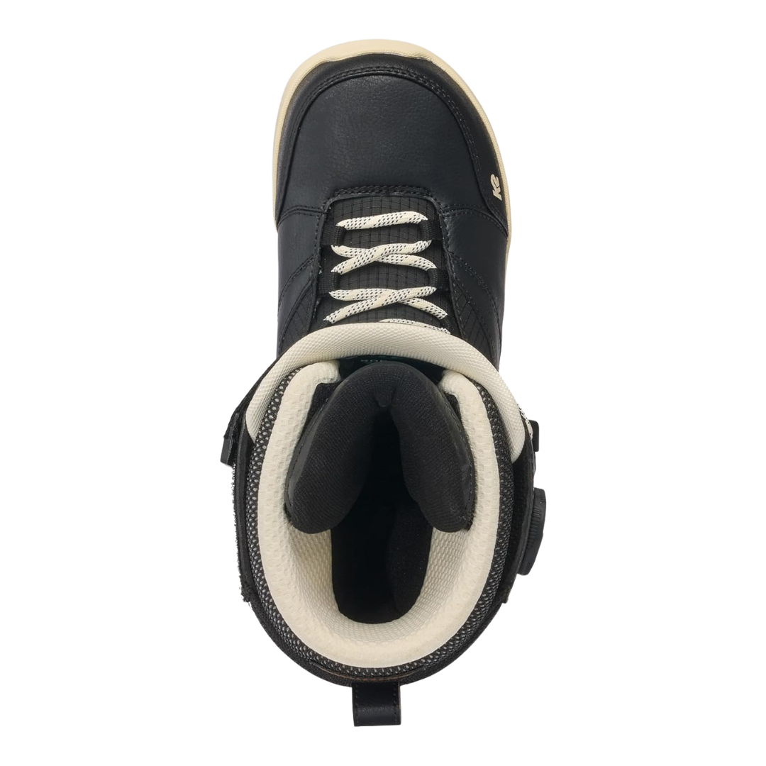K2 K2 Men's Overdraft Boots - Black Black 10 Mens Lace Snowboard Boots 6 to 15 US Mens size