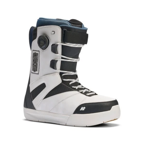 K2 K2 Men's Overdraft Boots - White White 11.5 Mens Lace Snowboard Boots 6 to 15 US Mens size