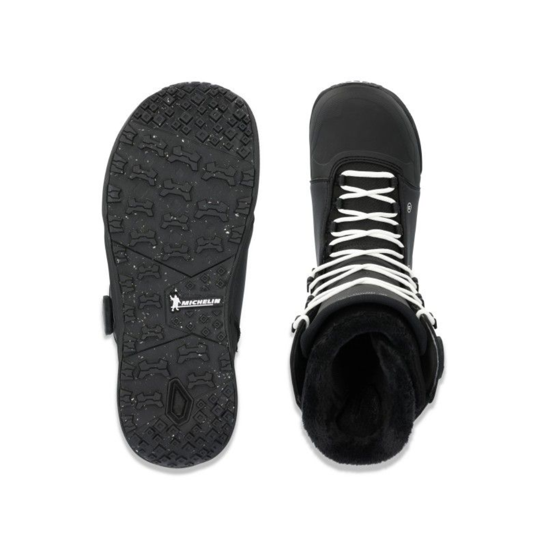 Ride Ride Men's Fuse Boot-Black Black 9.5 Mens Snowboard Boa Boots 6 to 15 US Mens size