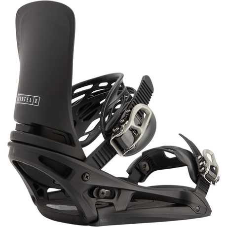Burton Burton Mens Cartel X EST Snowboard Bindings - Black Black M Snowboard Bindings