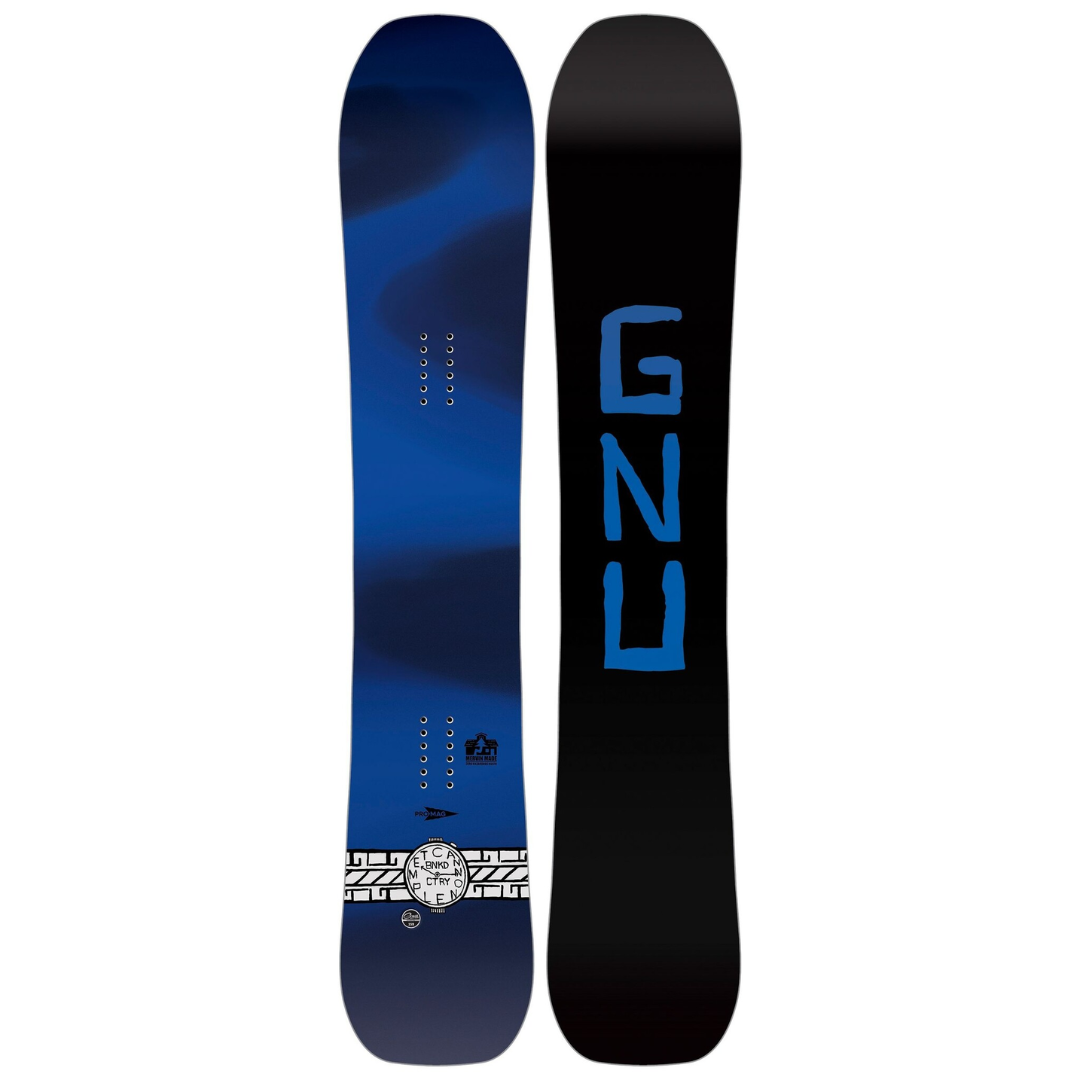 Gnu GNU Men's Banked County Snowboard Multi 155 Mens Snowboards