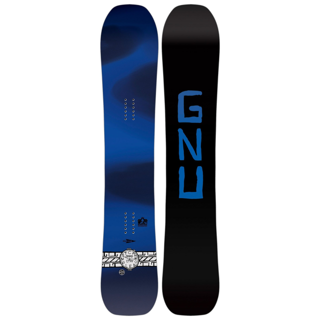 Gnu GNU Men's Banked County Snowboard Multi 155 Mens Snowboards