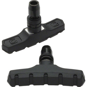 Odyssey Odyssey Slim By Four Black Brake Pads Threaded Post Black OS Bike Brake Pads
