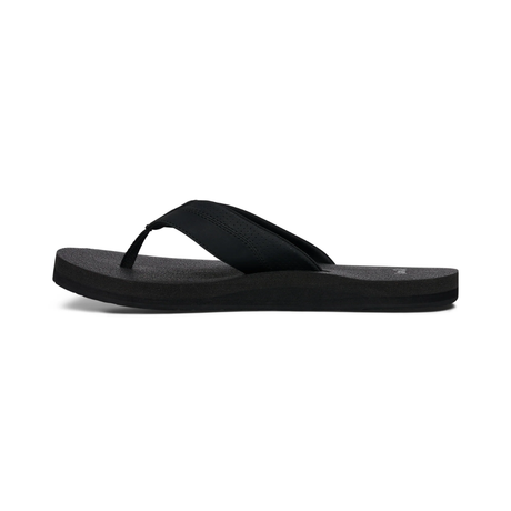 Sanuk Sanuk Men's Beer Cozy IV - Black Black 09 Mens Sandals Flip Flop 5 to 11