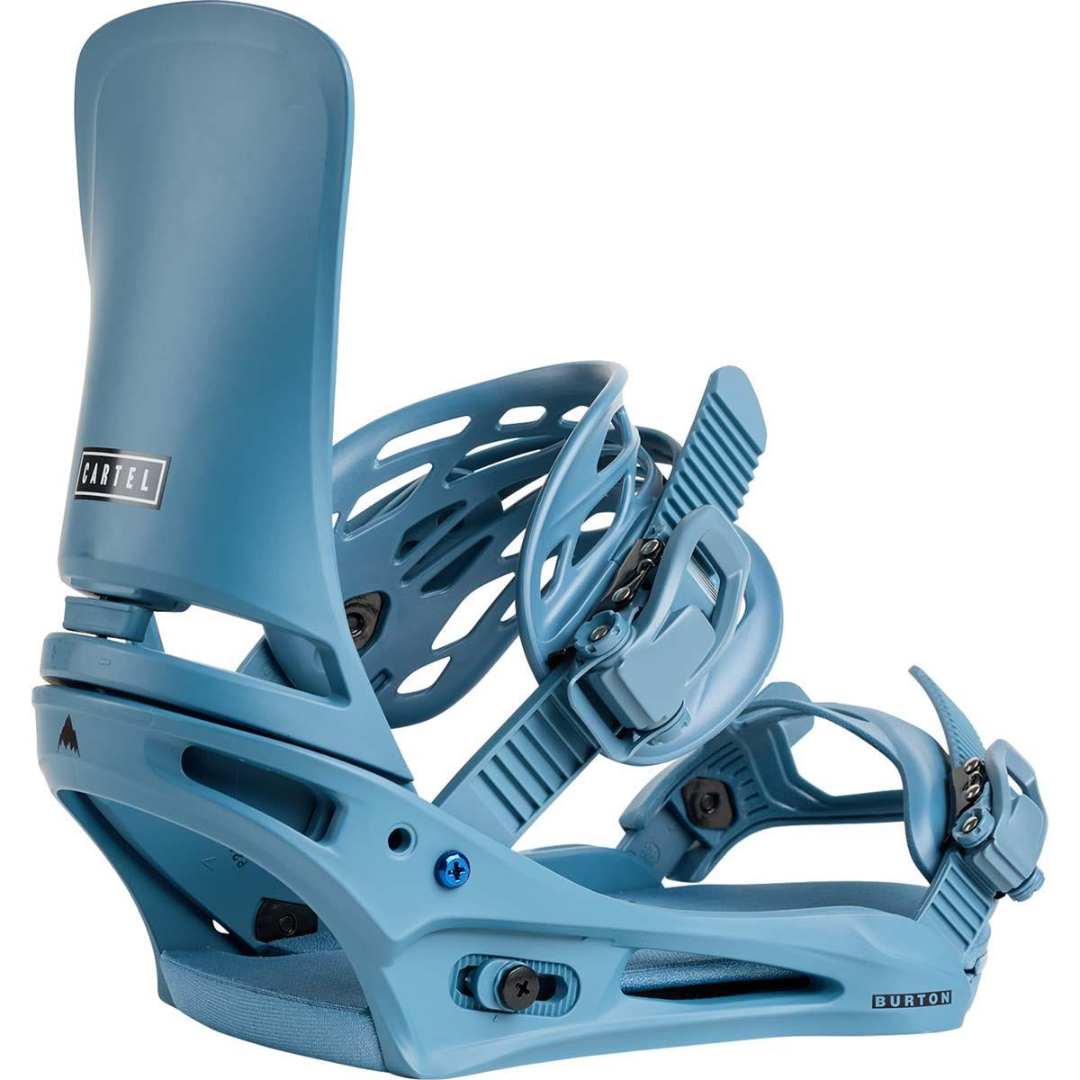Burton Men's Cartel Re:Flex Snowboard Bindings - Bluestone BLUESTONE M Mens Snowboard Bindings