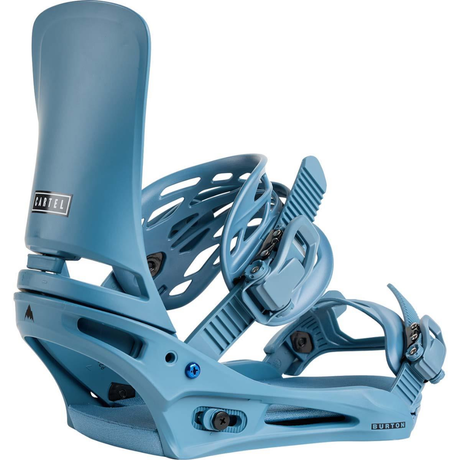 Burton Men's Cartel Re:Flex Snowboard Bindings - Bluestone BLUESTONE M Mens Snowboard Bindings