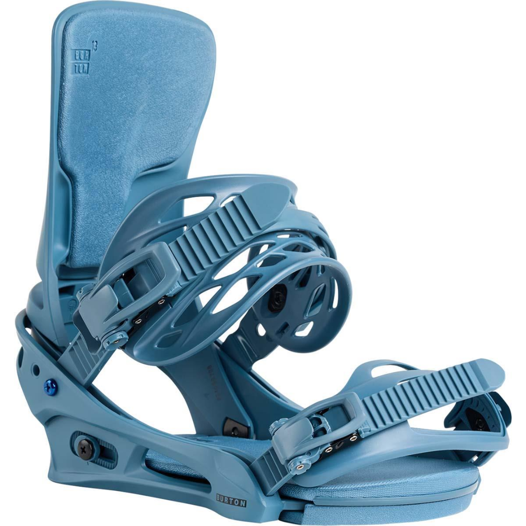 Burton Men's Cartel Re:Flex Snowboard Bindings - Bluestone BLUESTONE M Mens Snowboard Bindings