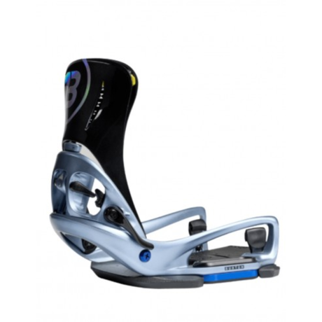 Burton Burton - Men's Step On® Genesis EST® Snowboard Bindings - Silver Silver M Mens Snowboard Bindings