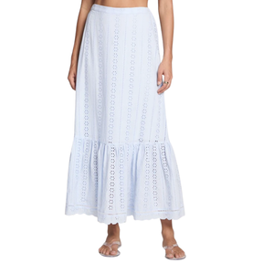 Saltwater Luxe Saltwater Luxe Women's Tatumn Maxi Skirt - Sky Blue Sky Blue S Womens Fabric Skirts