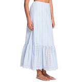 Saltwater Luxe Saltwater Luxe Women's Tatumn Maxi Skirt - Sky Blue Sky Blue S Womens Fabric Skirts