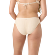 Roxy Roxy Women's  Crochet Hipster Full - Cream Cream S Womens Bikini Bottoms