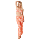 Roxy Roxy Women's  Palm Haze Tie Front Cover Up Pant - Coralmul Coralmul XS Womens Pants and Jeans