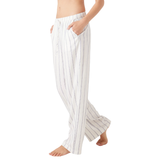 Roxy Roxy Women's  After Surf Stripe Coverup Pant - Egret Egret XS Womens Pants and Jeans