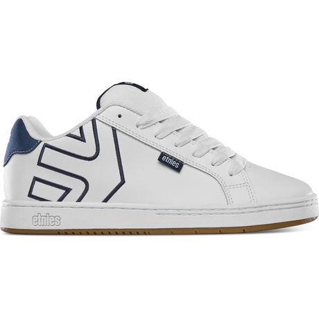 etnies Etnies Men's Fader Skate Shoes - White/Navy White/Navy 10.5 Mens Skate Shoes 6 to 18