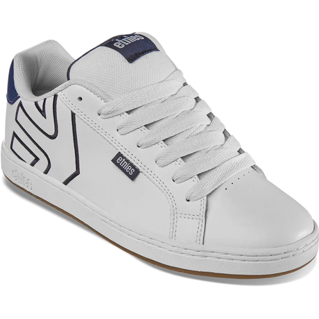 etnies Etnies Men's Fader Skate Shoes - White/Navy White/Navy 10.5 Mens Skate Shoes 6 to 18