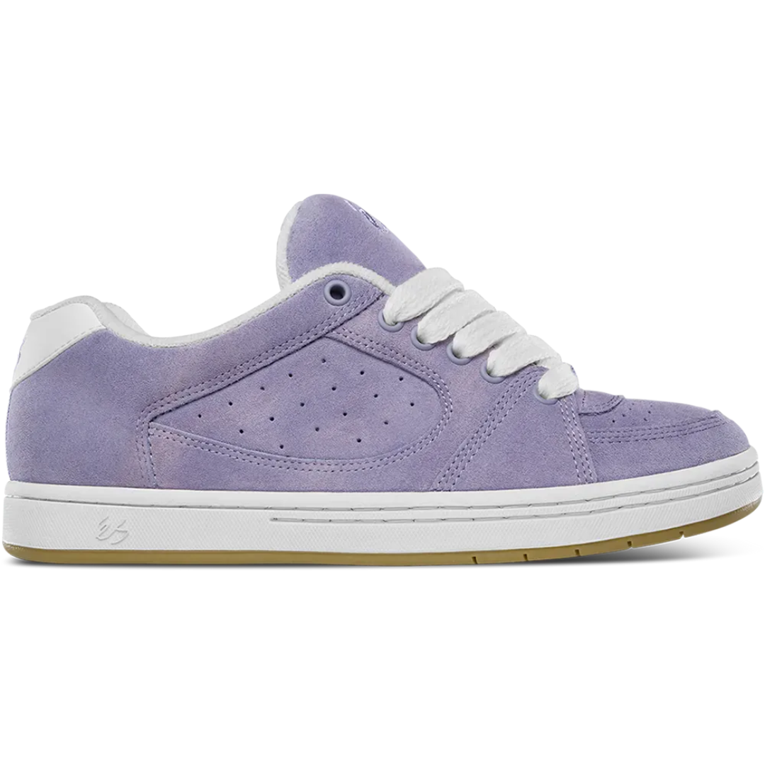 eS ES Men's Accel Skate Shoes - Lavendar Lavendar 5 Mens Skate Shoes 6 to 18