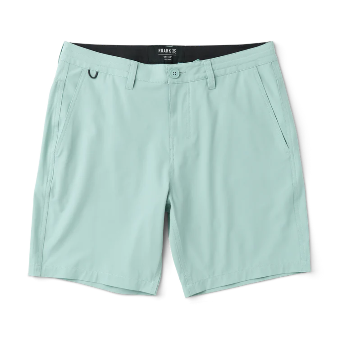 Roark Revival Roark Revival Hytide Hybrid Short Hazy Blue 30 Mens Hybrid Land and Sea Shorts